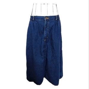 Union Made Vintage LL Bean Blue Denim Skirt